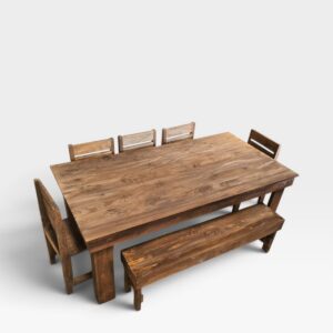 Dining Set with Benches