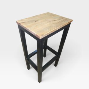 Steel & Wood Bar Chair